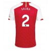 Arsenal William Saliba #2 Hjemmedrakt 2023-24 Kortermet